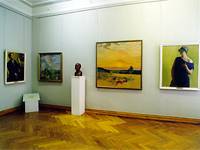 Экспозиция зала Живопись Б.М.Кустодиева
