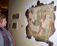 На выставке Otium Ludens. Античные фрески Стабий
