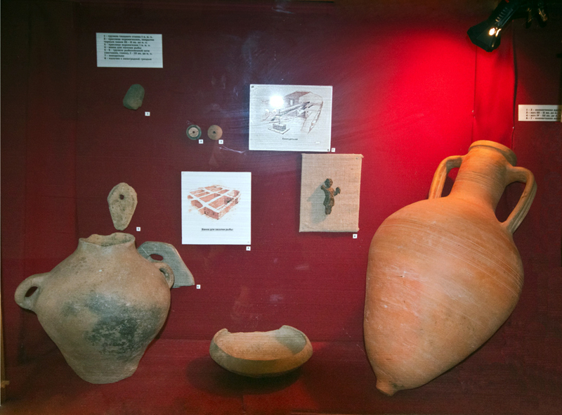 Экспозиции: Экспозиция в зале археологии
