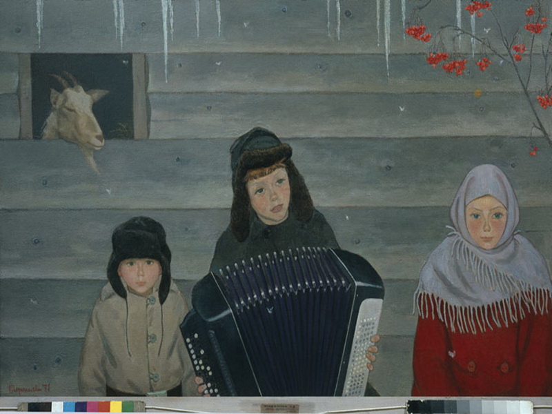 Экспозиции: Чернышева Е.Н. Дети Архипова. 1971
