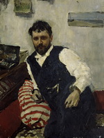В.А.Серов. Портрет К.А.Коровина. 1891
