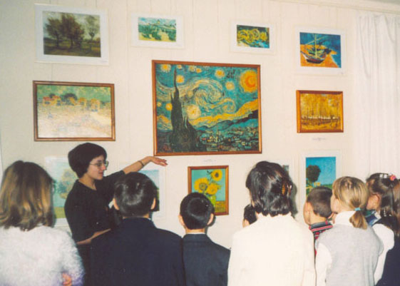 Экспозиции: На выставке Ван Гога в чебоксарской Радуге
