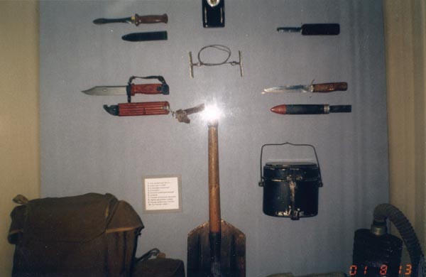 Экспозиции: Фрагмент экспозиции зала Воздушно-десантные войска 1946-1991 гг
