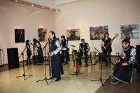 Концерт группы Урагшаа  на выставке З. Доржиева
