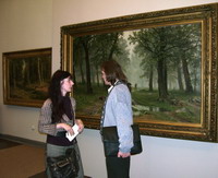 На выставке И.И. Шишкина в Русском музее
