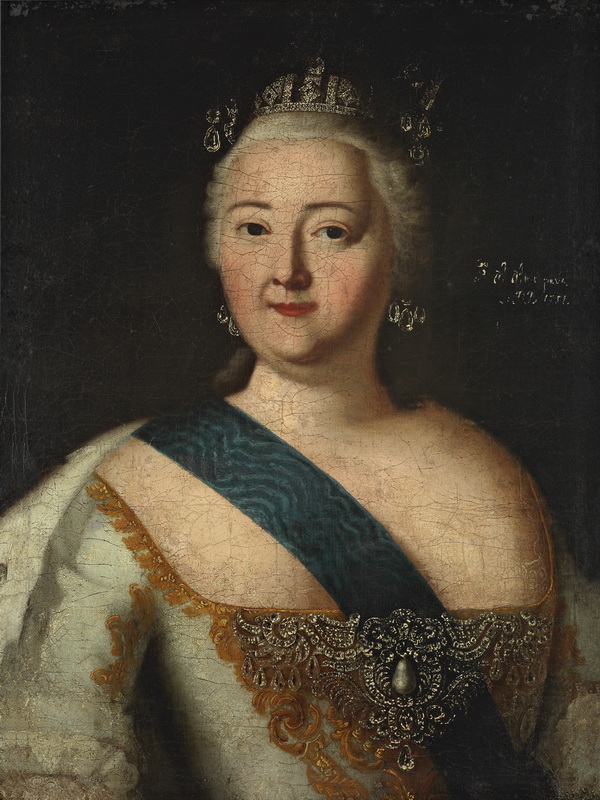 Экспозиции: А.П. Антропов. Портрет императрицы Елизаветы Петровны. 1751
