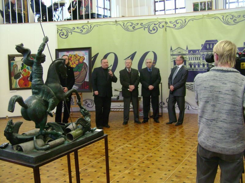 Экспозиции: Открытие выставки З.К.Церетели в Рыбинском музее 17.12.2010.
