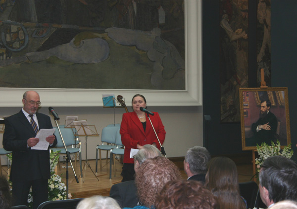 Экспозиции: Торжественный вечер в зале М. Врубеля в Третьяковской галерее
