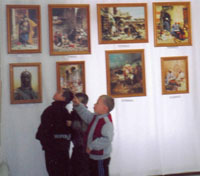 На выставке Восток в творчестве западноевропейских художников в чебоксарской Радуге
