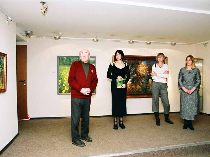 Значимые места: На открытии выставки Владимира Саксона (Март 2007)
