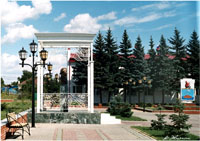 Площадь Г.Р. Державина в Лаишево (Татарстан)
