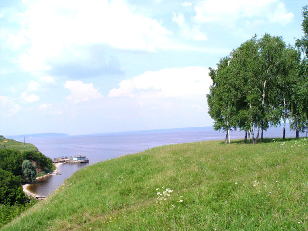 Значимые места: Вид на Волгу со стороны села Красновидово
