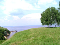 Вид на Волгу со стороны села Красновидово
