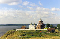 Значимые места: Вид на остров Свияжск близ  Казани
