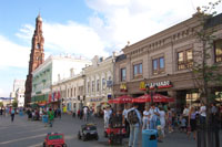 Значимые места: Улица Баумана в Казани
