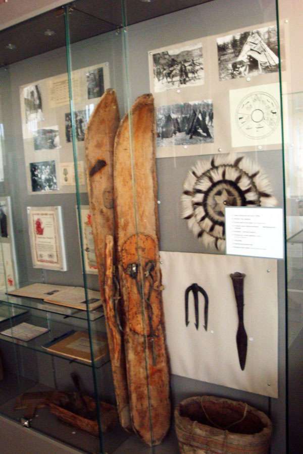 Значимые места: Фрагмент экспозиции. Эвенки - коренное местное население
