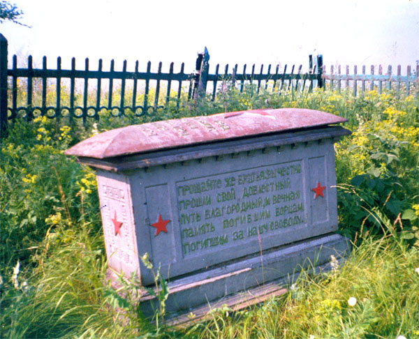 Значимые места: Братская могила 1919 г.  на горе Революции в Менделеевске
