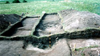 Археологические раскопки в Утернясском городище,  построенном в 1553 г.

