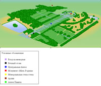 План-схема Пискаревского мемориального кладбища
