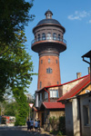 Водонапорная башня, где расположен Музей кошек Мурариум
