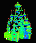Лазерное сканирование Преображенской церкви острова Кижи
