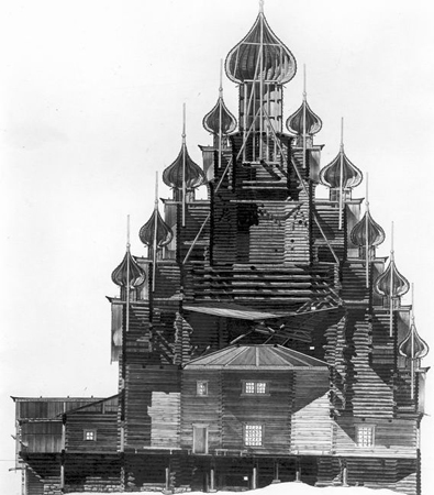 Здания и сооружения: Проект реставрации Преображенской церкви Ополовникова
