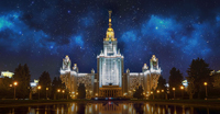 Здания и сооружения: Выставка к юбилею МГУ Свет знаний зажигает звезды
