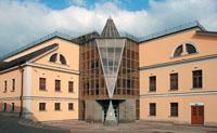 Новое здание Музея личных коллекций. Вид с Волхонки.
