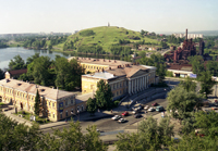 Вид на музейный комплекс Горнозаводской Урал
