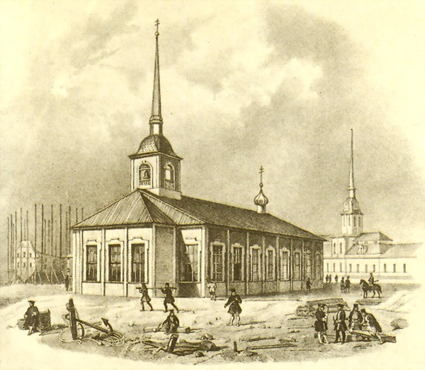 Здания и сооружения: Первая церковь Исаакиевская церковь
