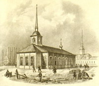 Здания и сооружения: Первая церковь Исаакиевская церковь
