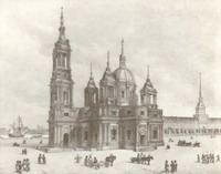 Здания и сооружения: Проект Исакиевского собора. Архитектор Антонио Ринальди. 1768
