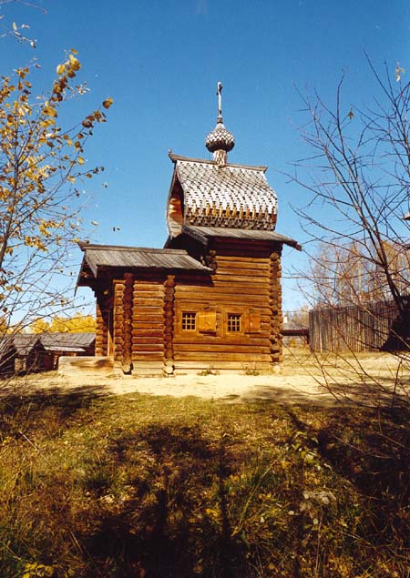 Здания и сооружения: Казанская привратная церковь Илимского острога. 17 век
