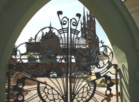 Дом Курлина. Ворота. Фото А. Лебедева
