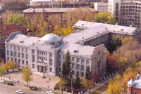 Вид здания Новосибирского государственного художественного музея
